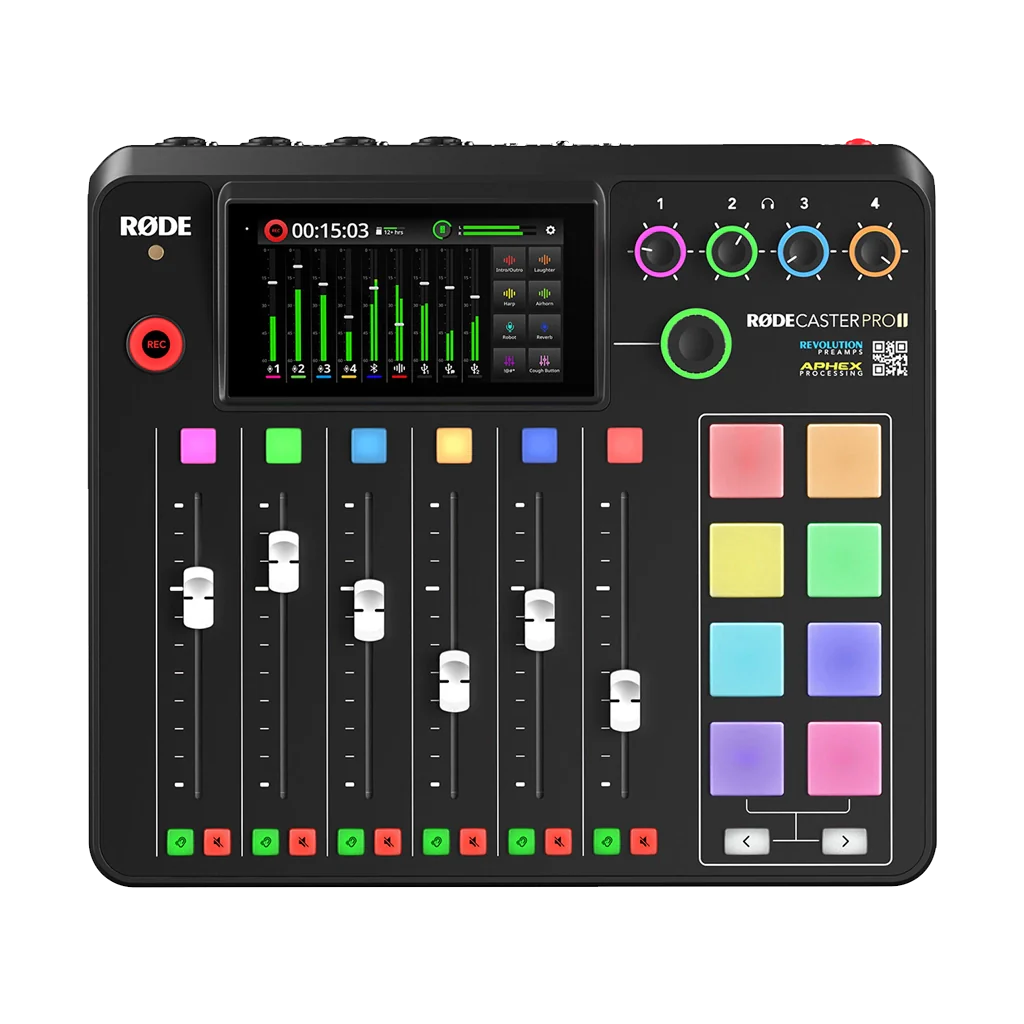 RØDE RODECaster Pro II Integrated Audio Production Studio