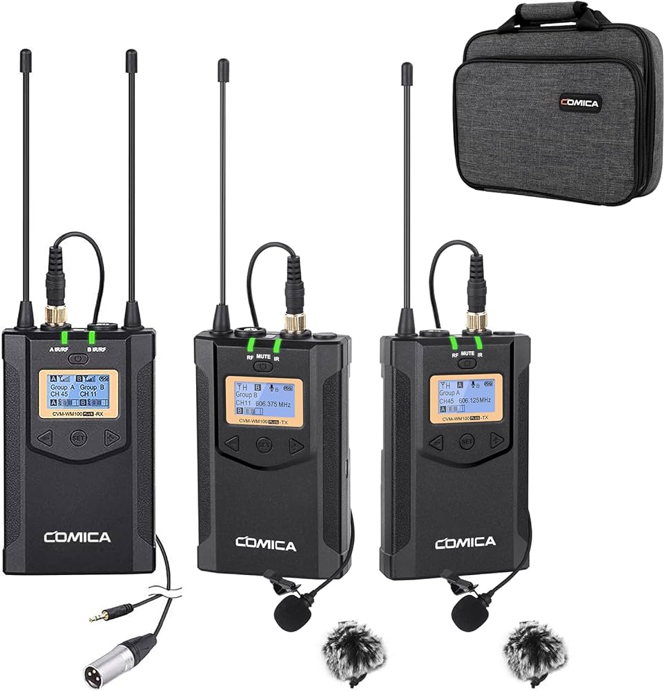 Comica CVM-WM100 PLUS - Wireless Microphone System